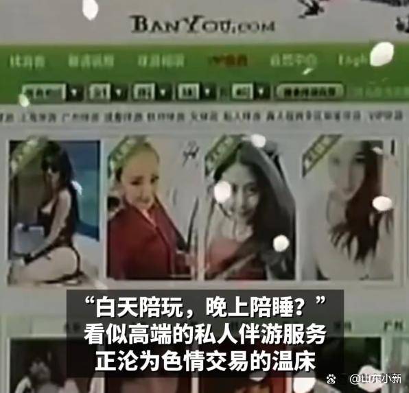 务”实则8000元一次色情交易连孩子都不放过澳门新葡京网站太敢了！伴游平台包装“高端服(图2)